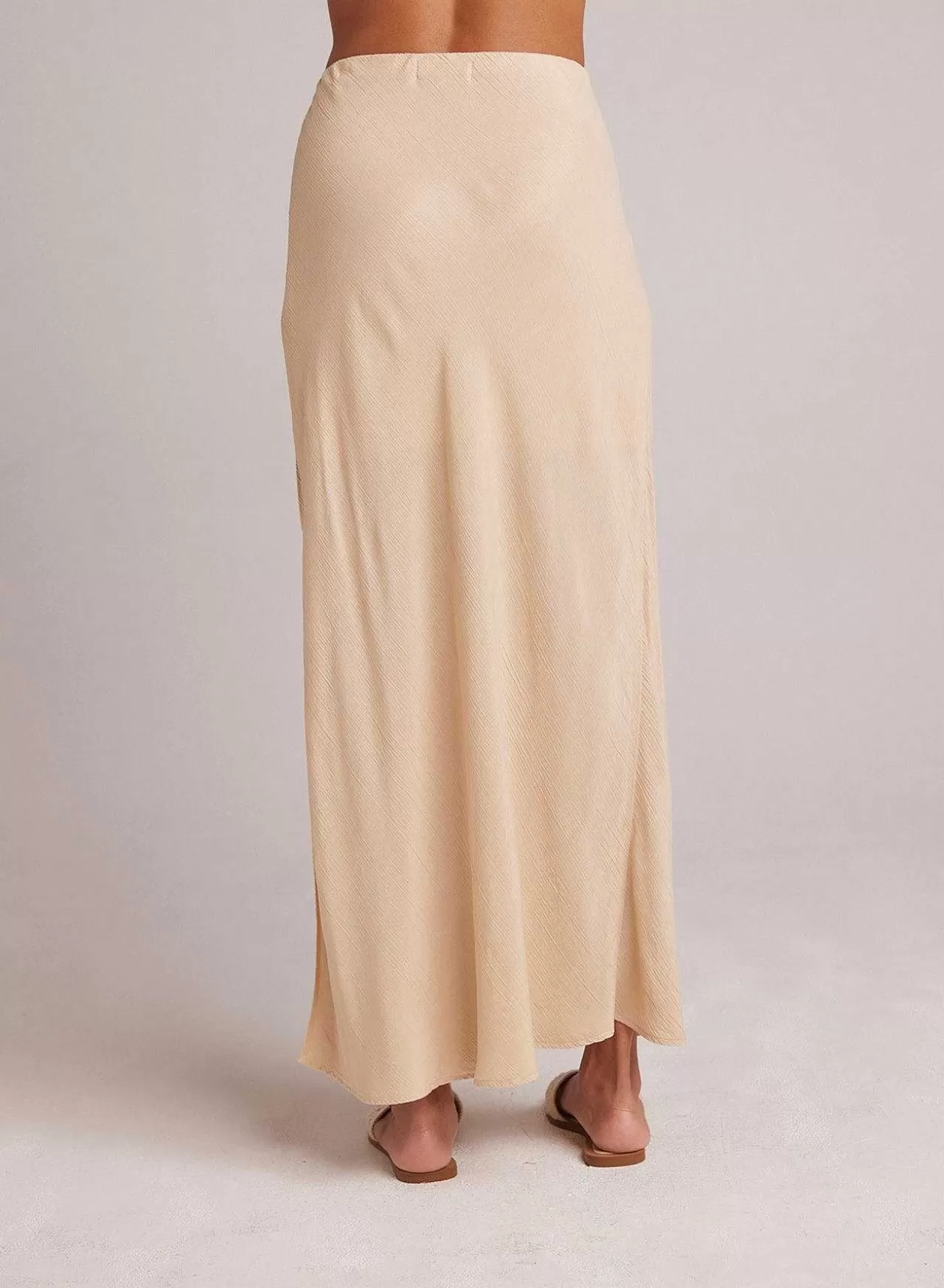 Bias Maxi-Rok Met Zijsplit - Klassiek Kaki>Bella Dahl Flash Sale
