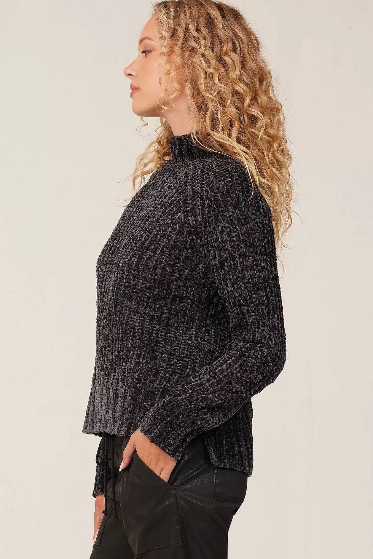 Chenille Trui Met Col - Shadow Night>Bella Dahl Online