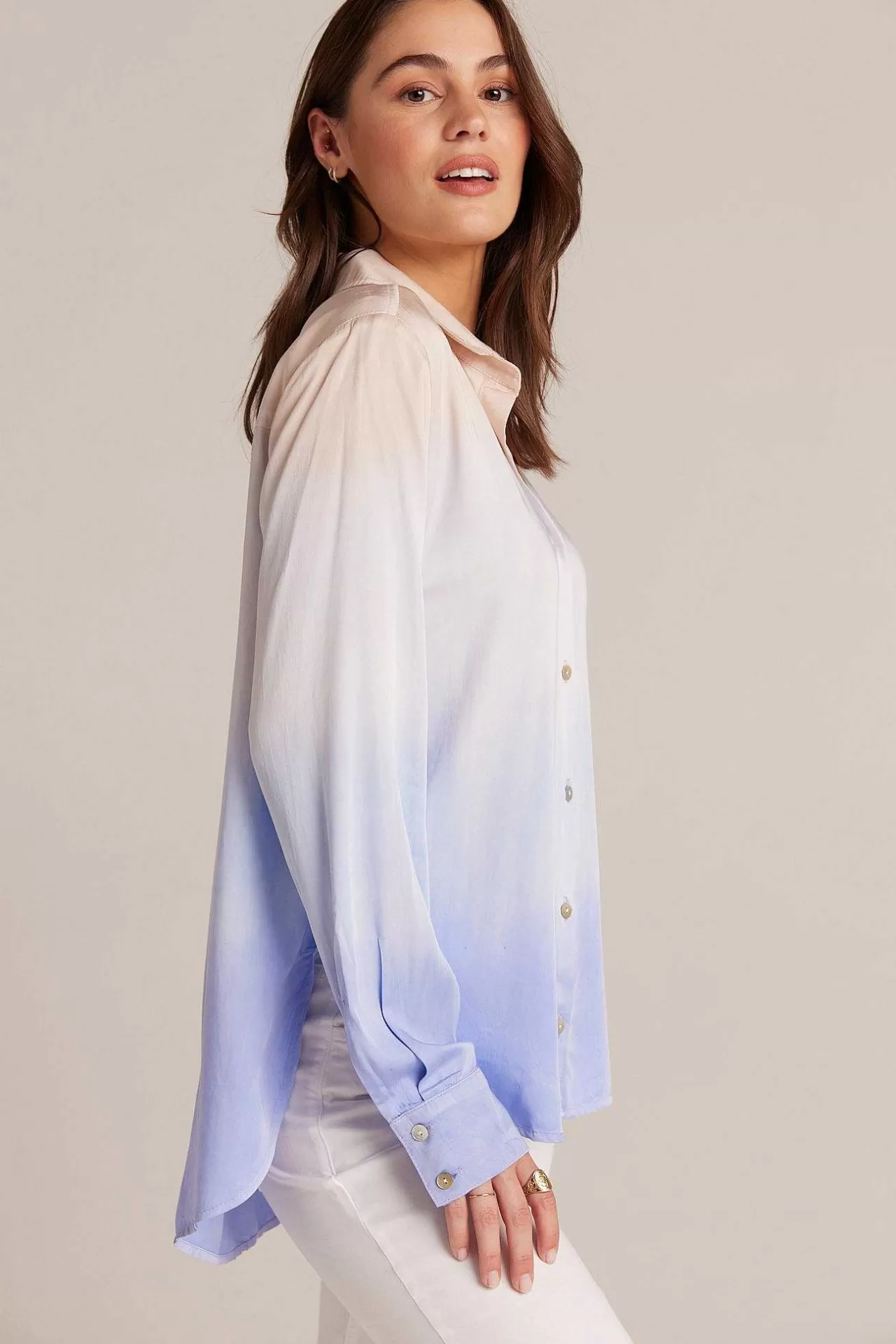 Flowy Button Down - Sunrise Ombre-Kleurstof>Bella Dahl Cheap