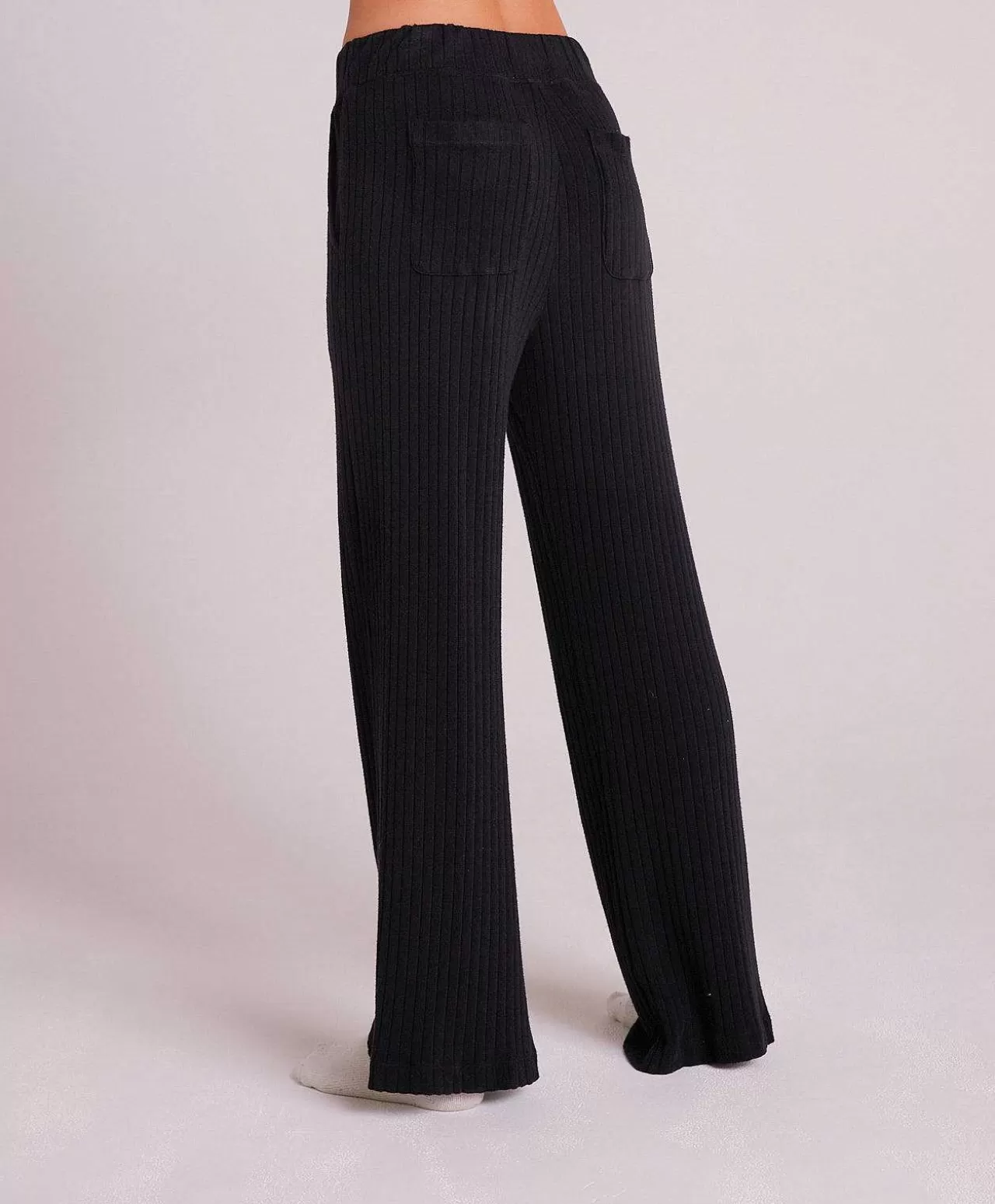 Gemakkelijke Broek Met Wijde Pijpen - Zwart>Bella Dahl Fashion