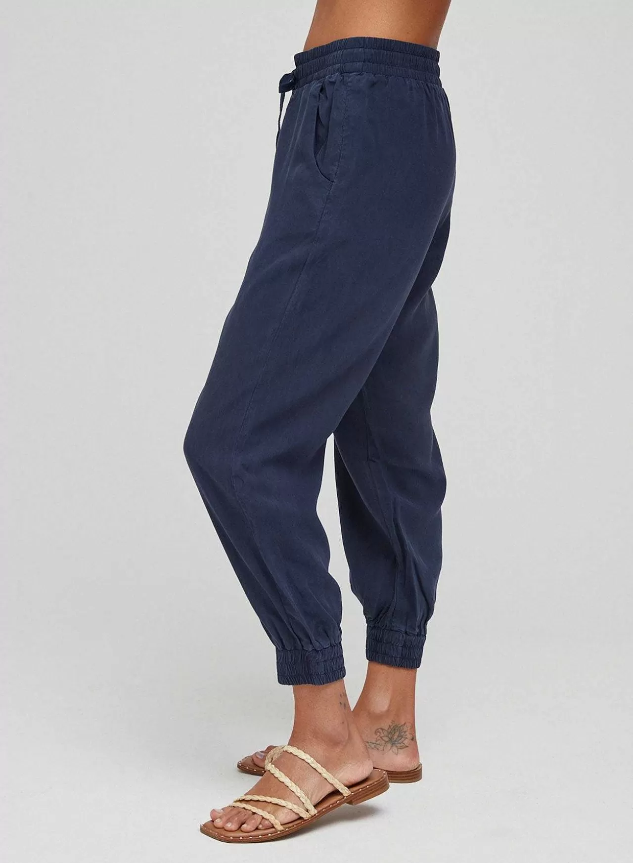Gemakkelijke Joggingbroek Met Trekkoord - Eindeloze Zee>Bella Dahl Discount