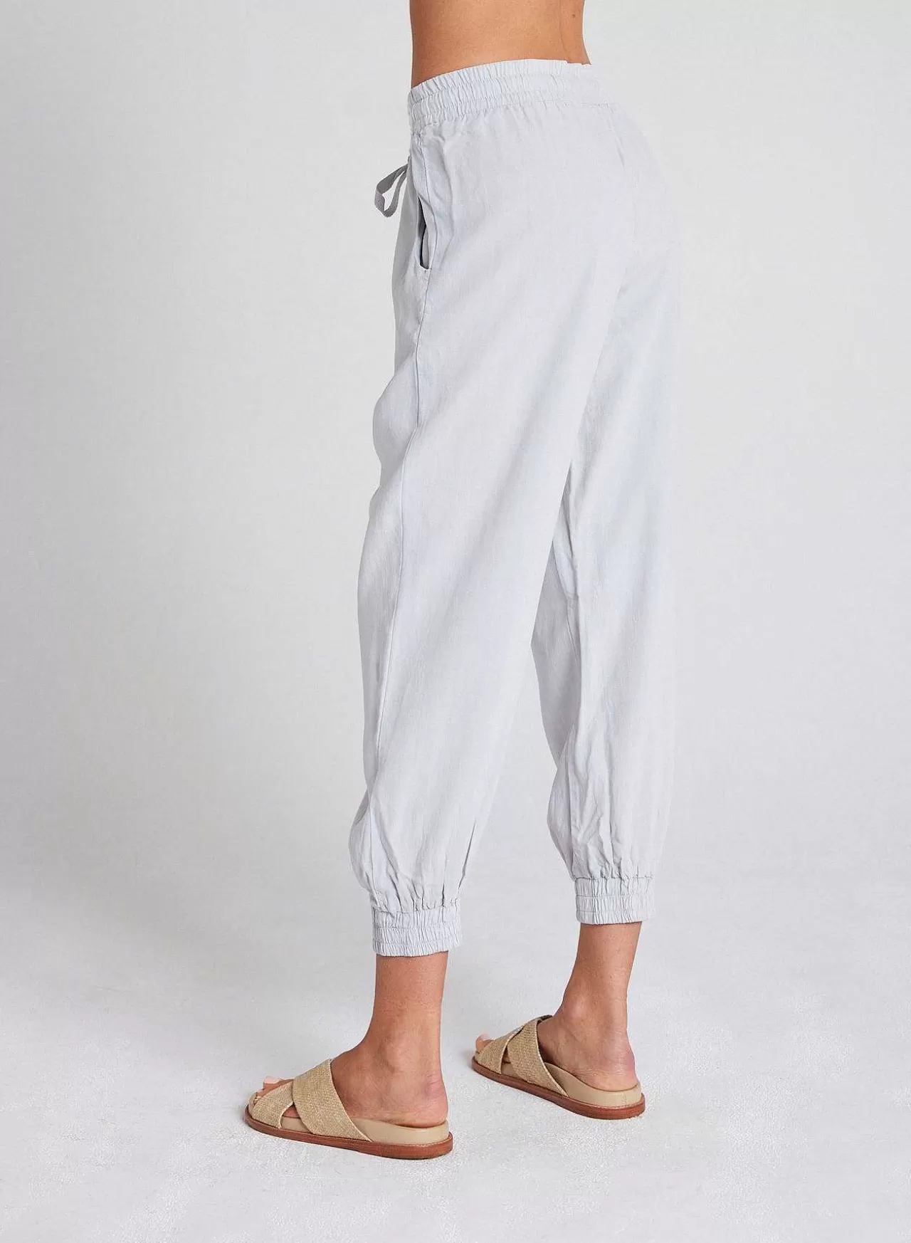 Gemakkelijke Joggingbroek Met Trekkoord - Foggy Sky>Bella Dahl Fashion