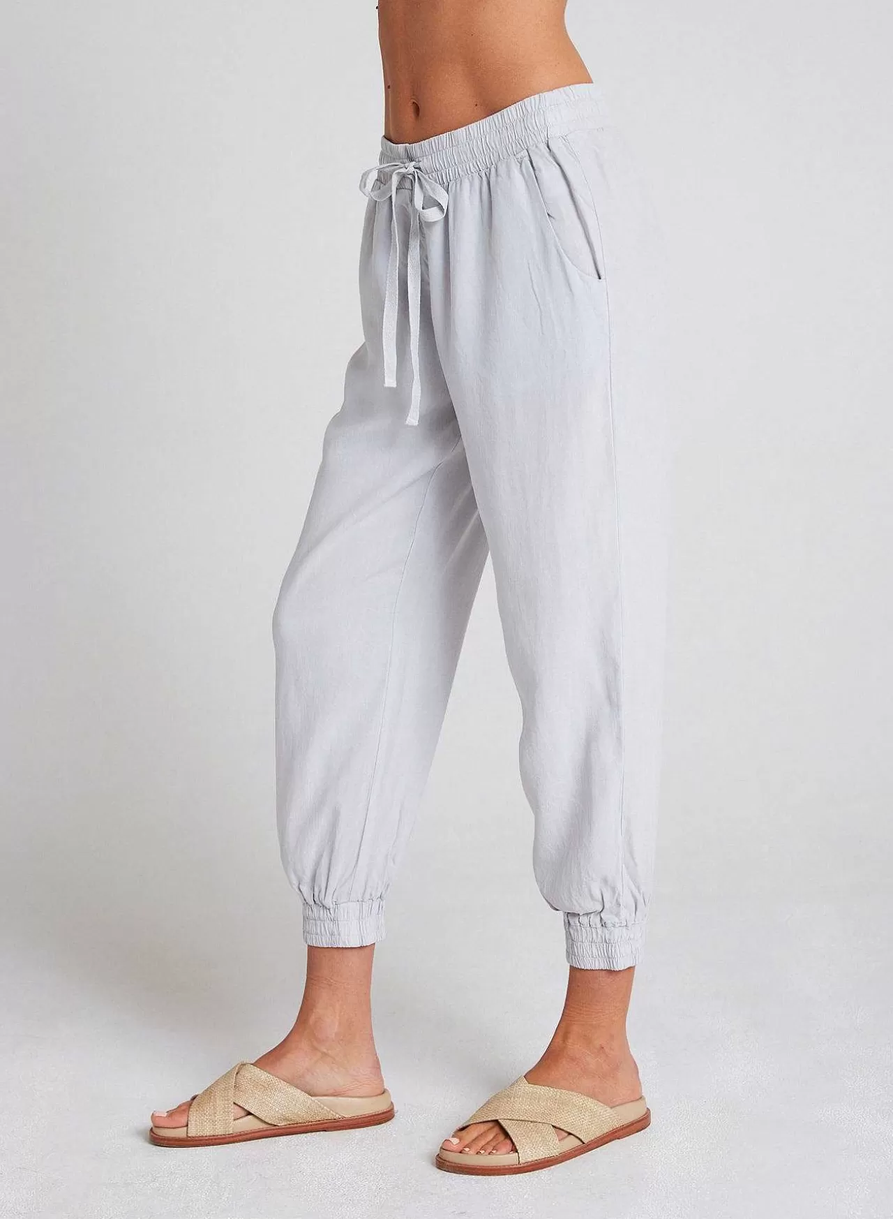 Gemakkelijke Joggingbroek Met Trekkoord - Foggy Sky>Bella Dahl Fashion