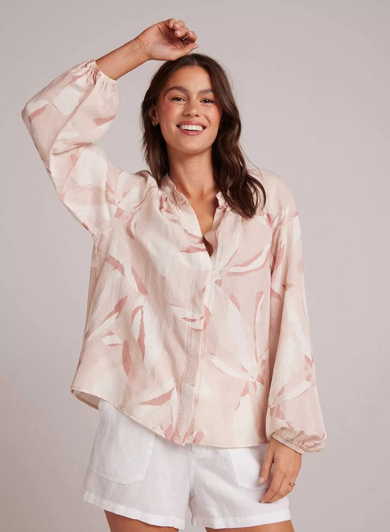 Gesmokt Raglanshirt Met Lange Mouwen En Fresco-Bloemenprint>Bella Dahl Best Sale