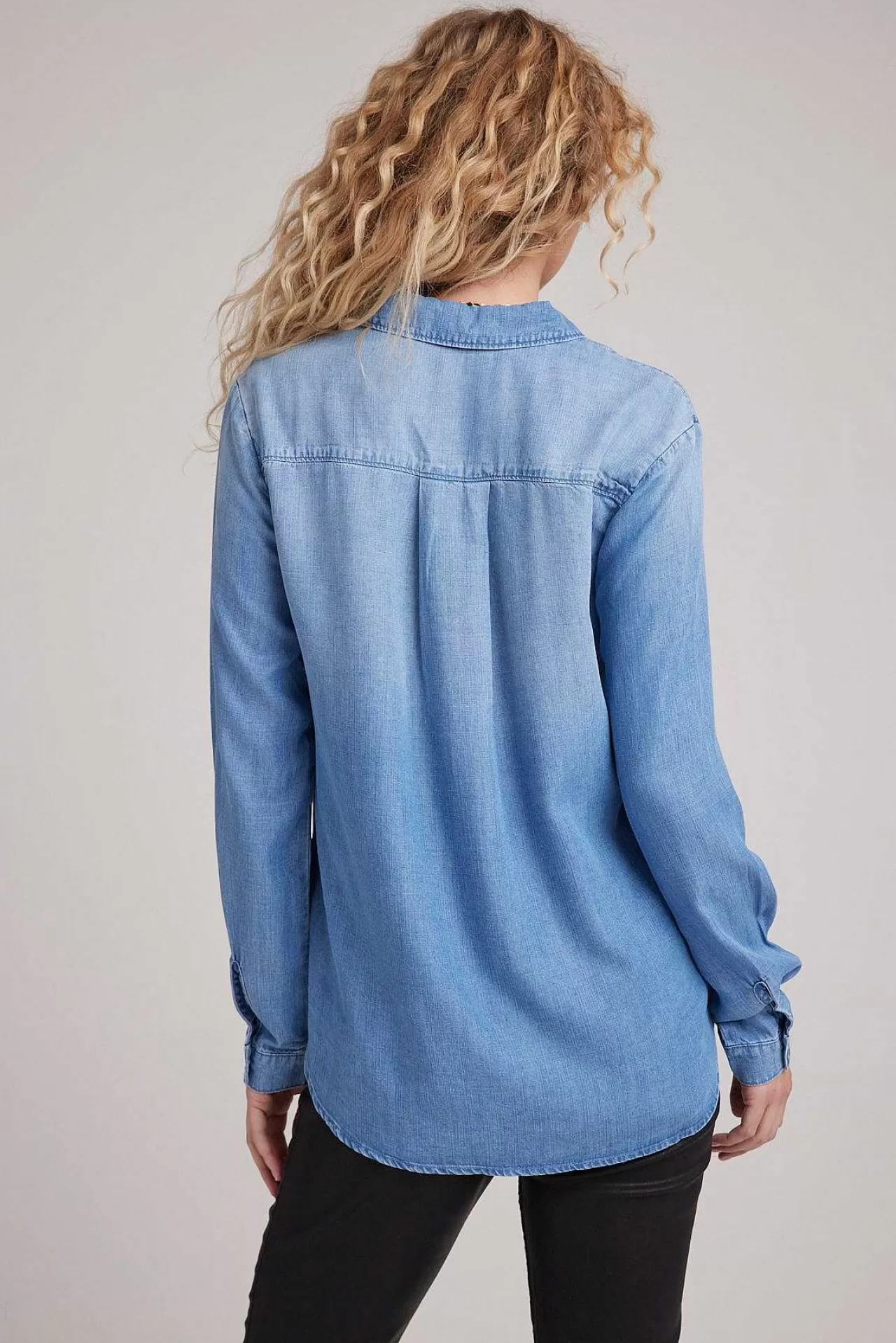 Klassieke Button-Down Met Twee Zakken - Medium Ombre-Wassing>Bella Dahl Clearance