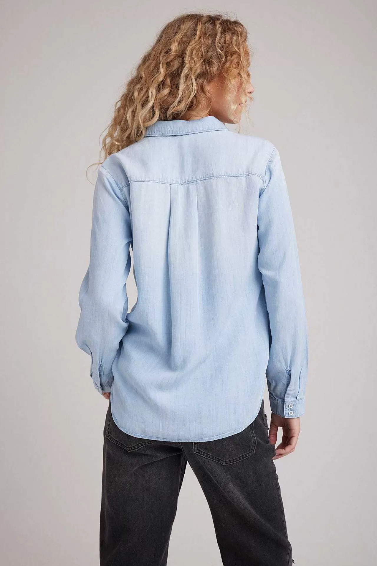 Klassieke Button-Down Met Twee Zakken - Sunbleach Wash>Bella Dahl Best