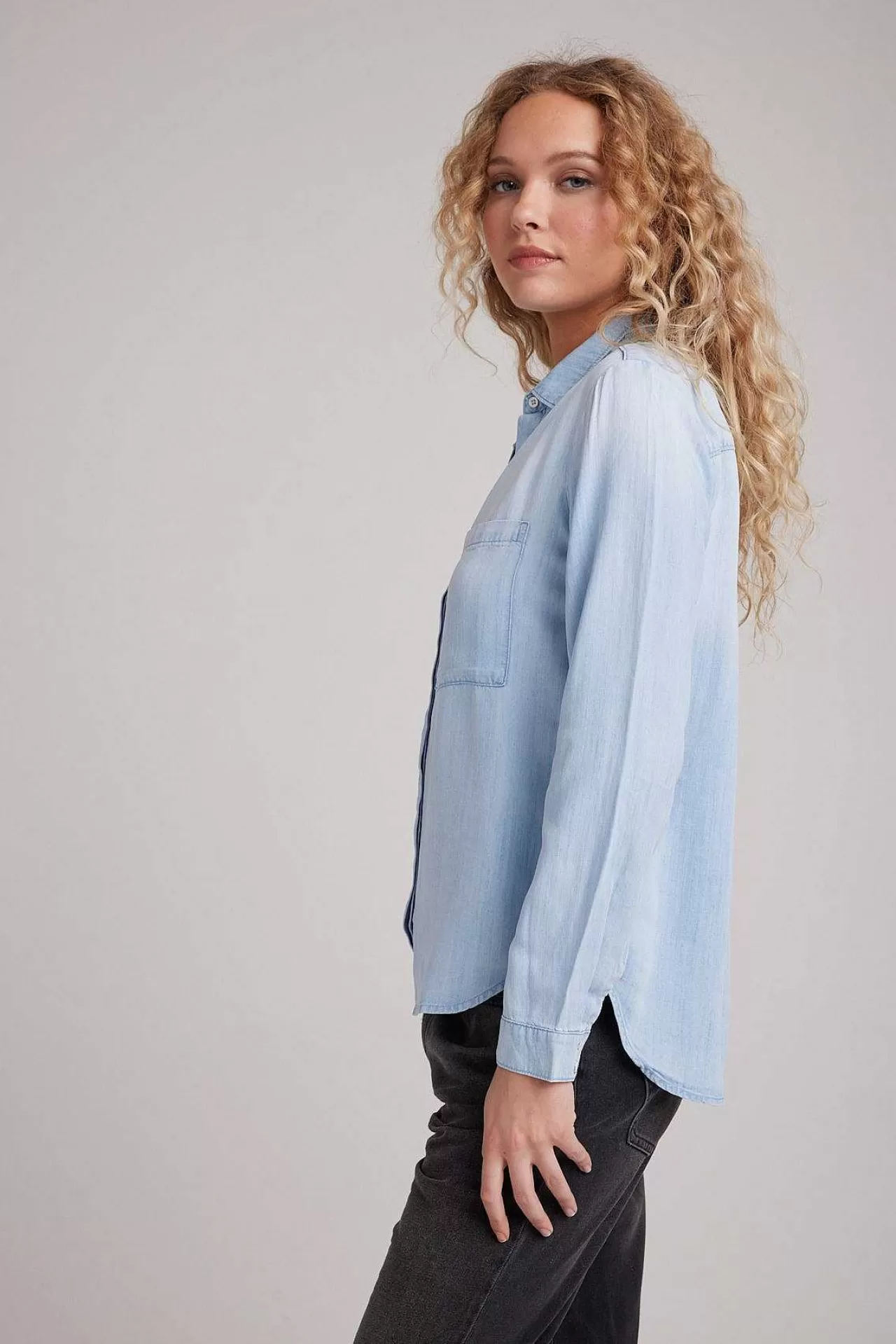 Klassieke Button-Down Met Twee Zakken - Sunbleach Wash>Bella Dahl Flash Sale