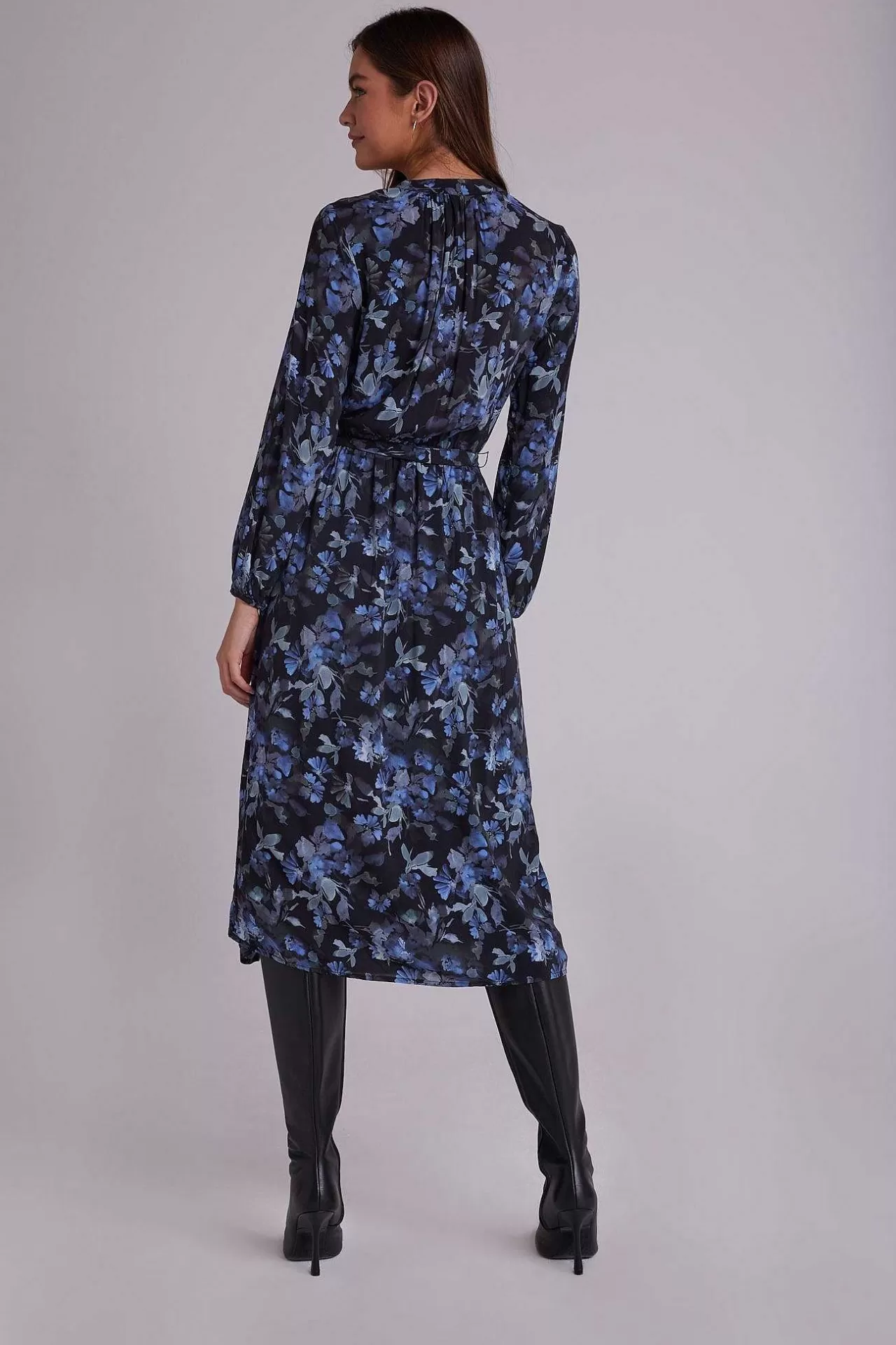 Midi-Jurk Met Halve Knoopsluiting - Frosted Bloemenprint>Bella Dahl Flash Sale