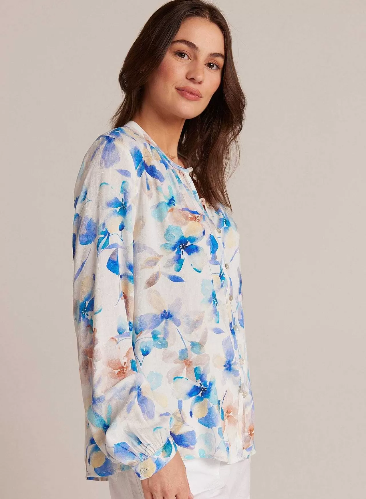 Overhemd Met Knooplus Aan De Voorkant - Malibu-Bloemenprint>Bella Dahl Cheap
