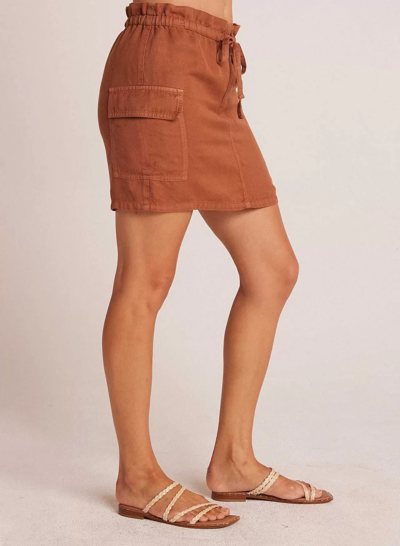 Posey Cargo Minirok - Zomerbruin>Bella Dahl Best