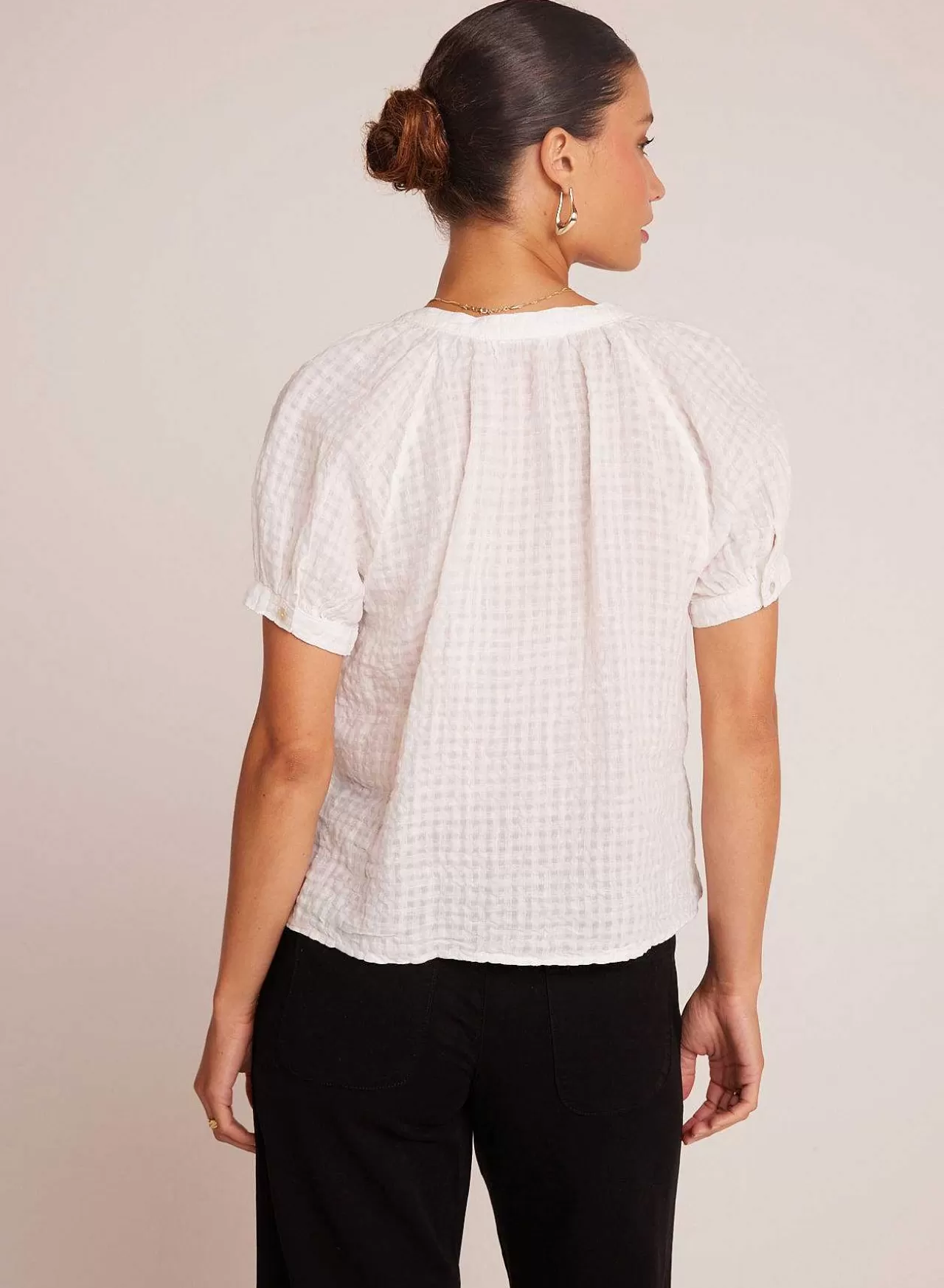 Raglan Trui Met Korte Mouwen - Wit>Bella Dahl Cheap