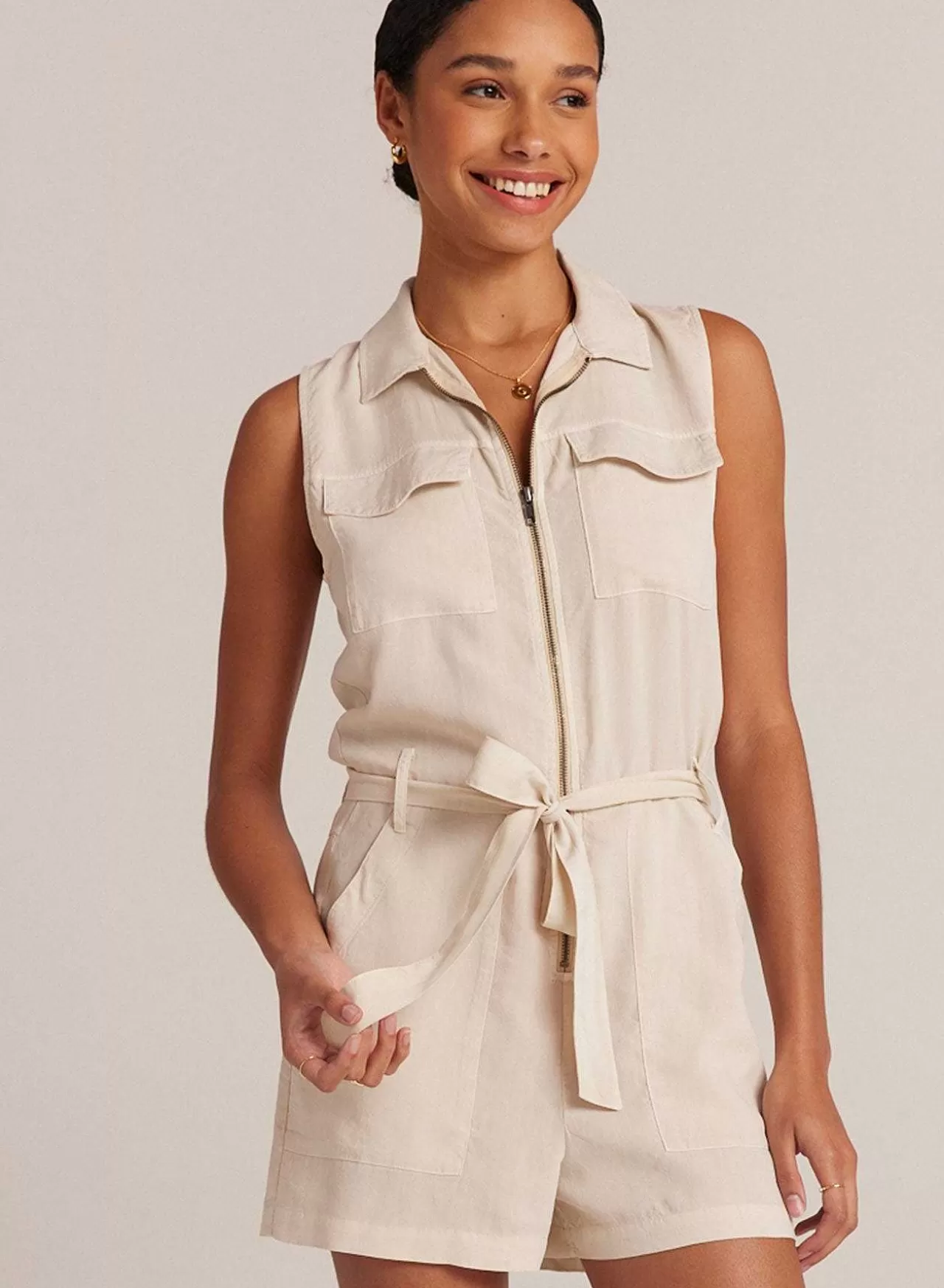 Romper Met Ritssluiting Aan De Voorkant - Cliffside>Bella Dahl Clearance