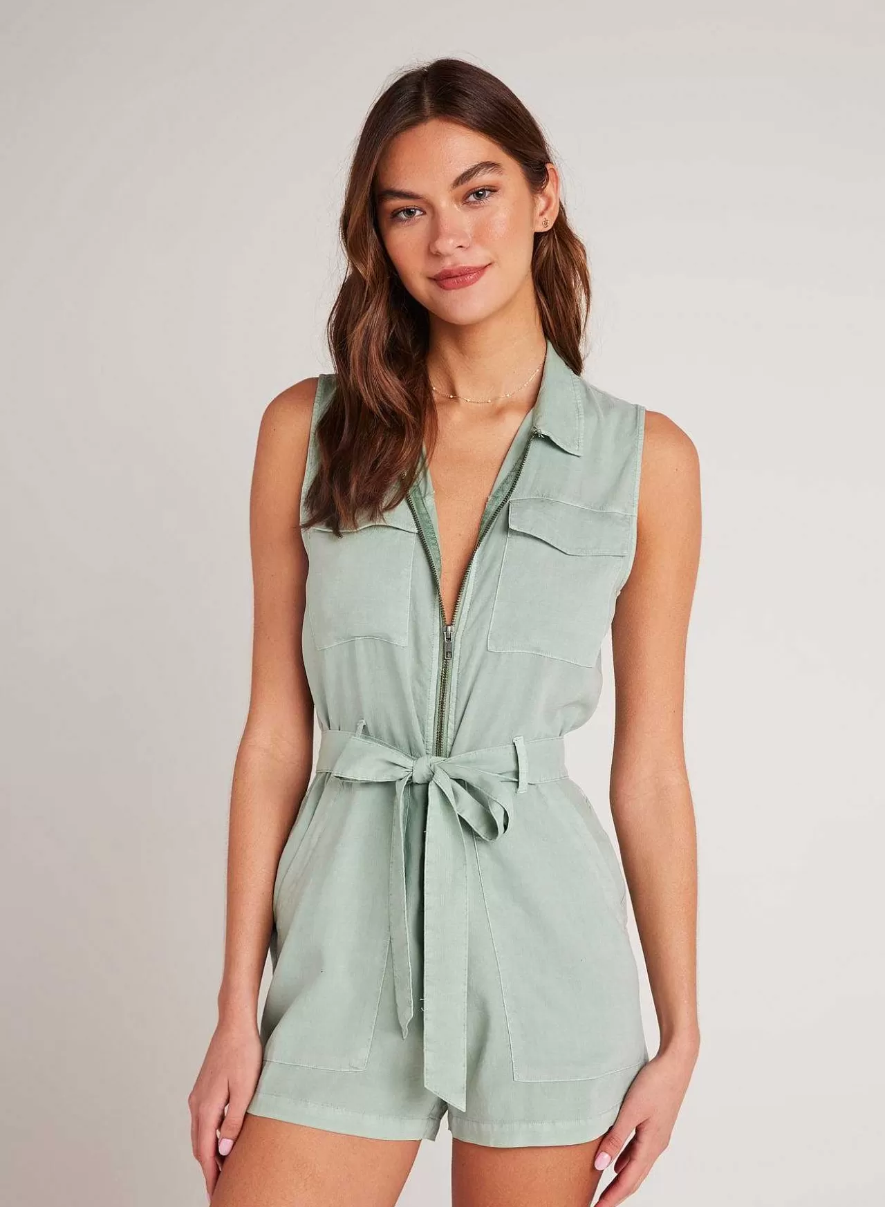 Rompertje Met Ritssluiting Aan De Voorkant - Oasis Green>Bella Dahl Hot