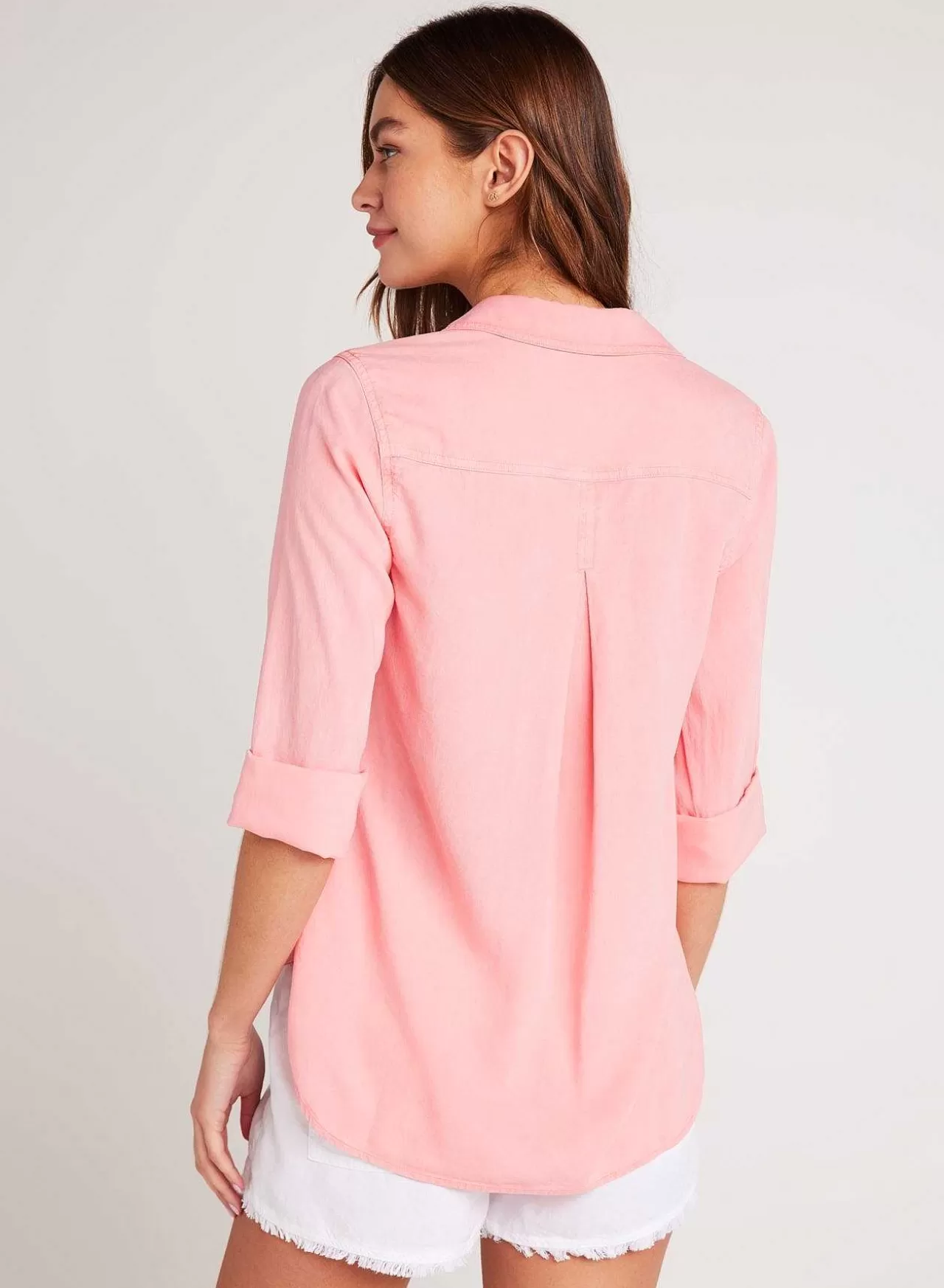 Shirt Staart Button Down - Bloesemroze>Bella Dahl New
