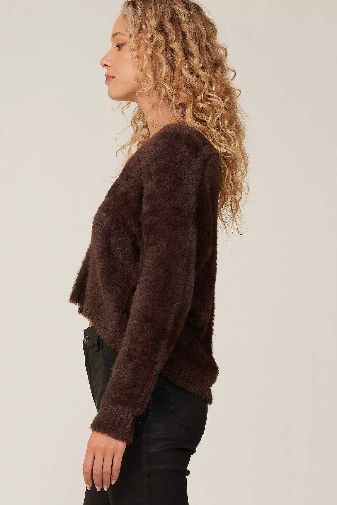Slouchy Trui Met V-Hals - Kwartsbruin>Bella Dahl Clearance