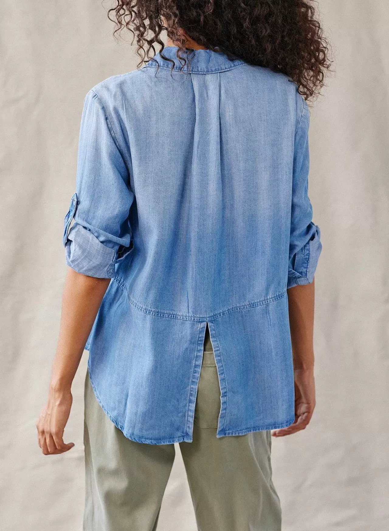 Split Achteraan, Button-Down - Medium Ombre-Wassing>Bella Dahl Shop
