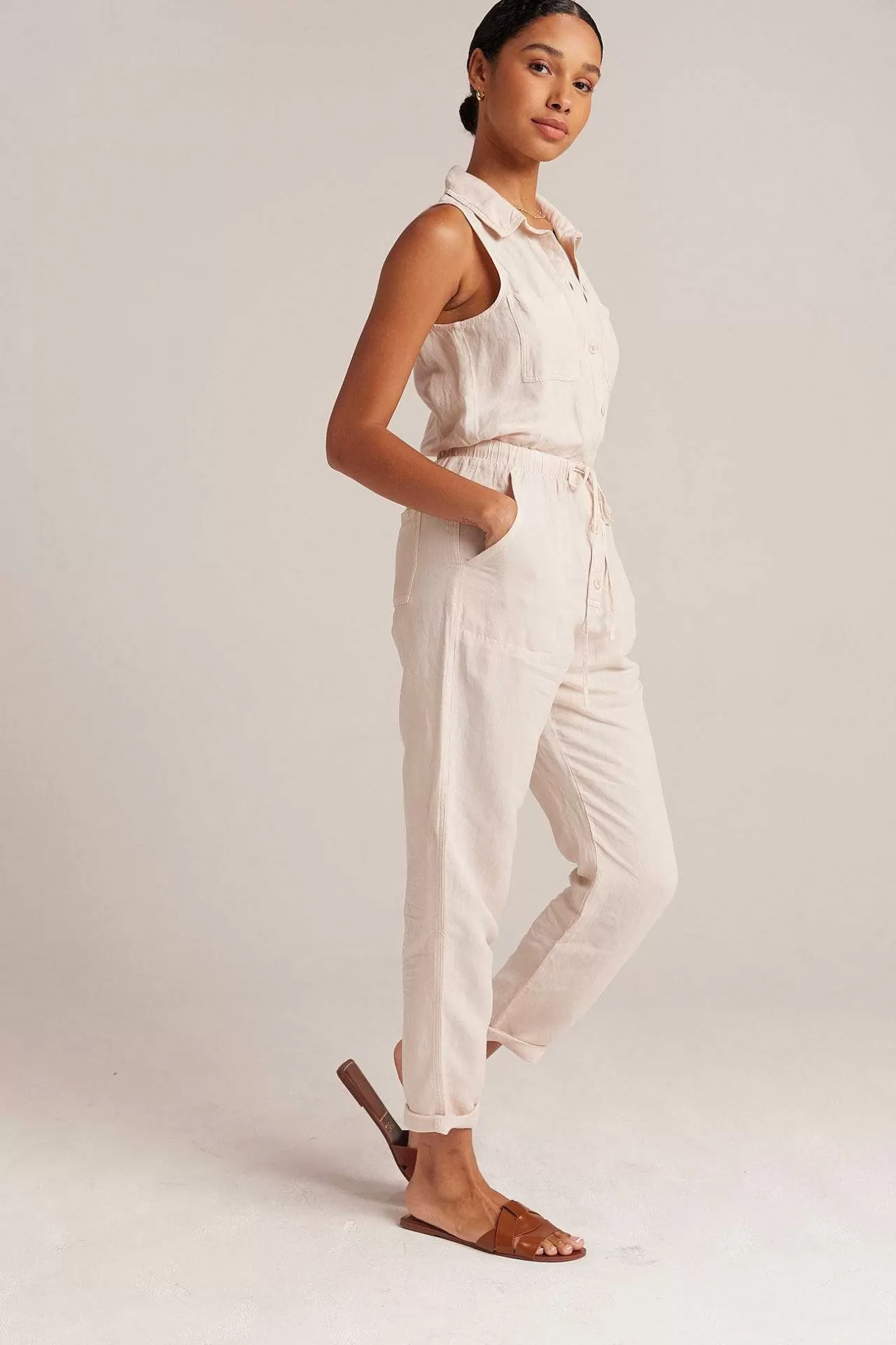 Sunday Pocket Jumpsuit - Zandkaki>Bella Dahl Sale