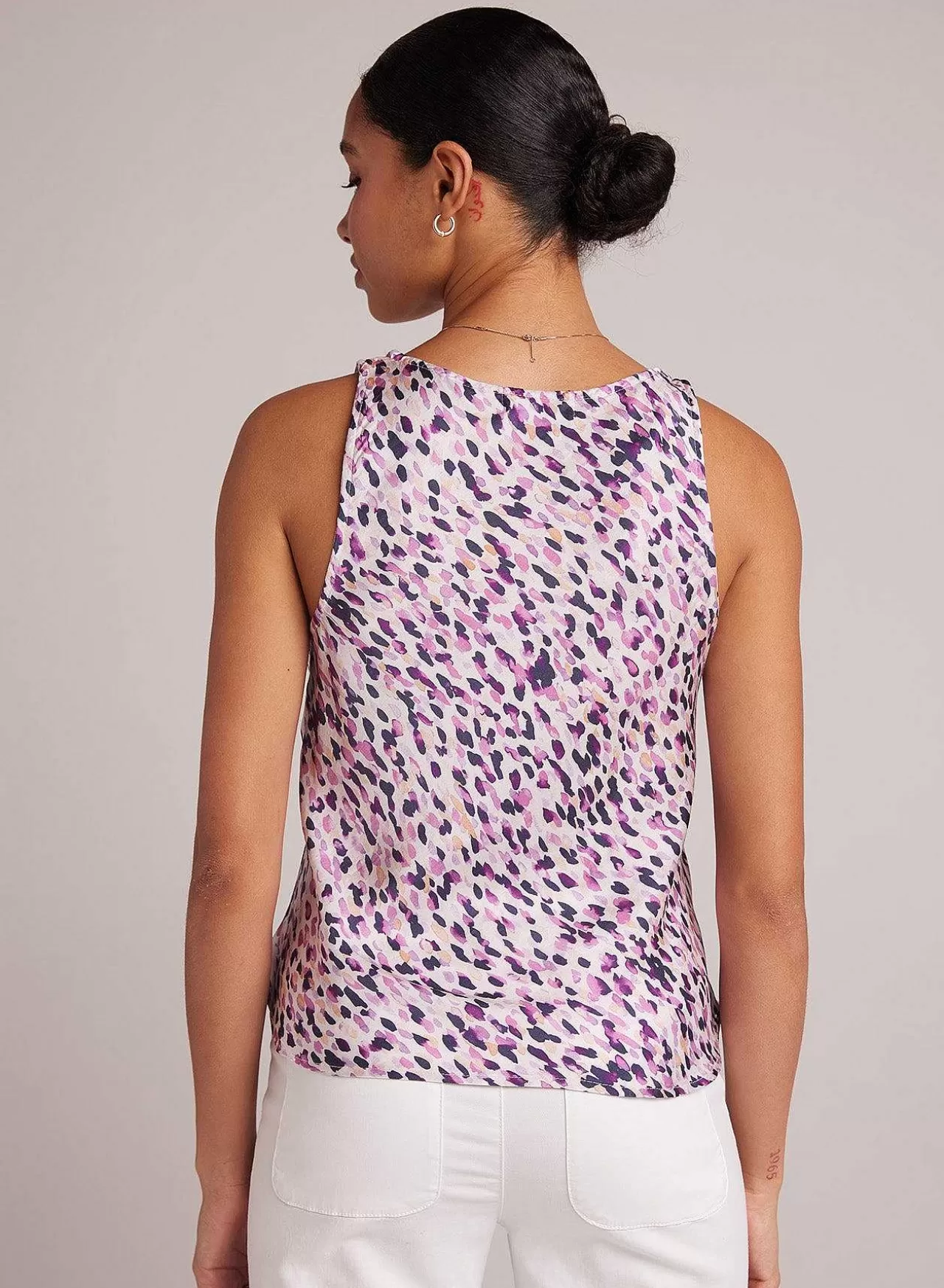 Tanktop Met Ronde Hals - Confettiprint>Bella Dahl Best