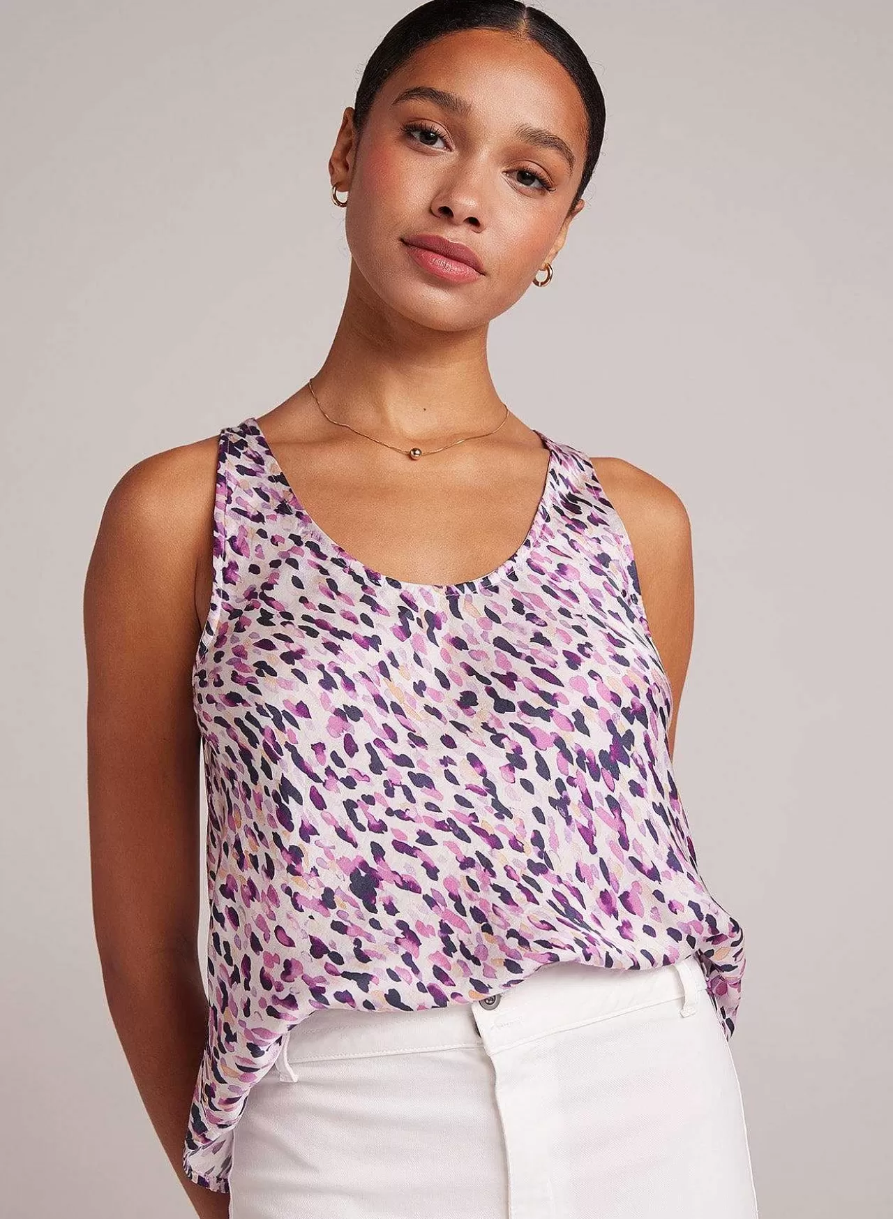Tanktop Met Ronde Hals - Confettiprint>Bella Dahl Best
