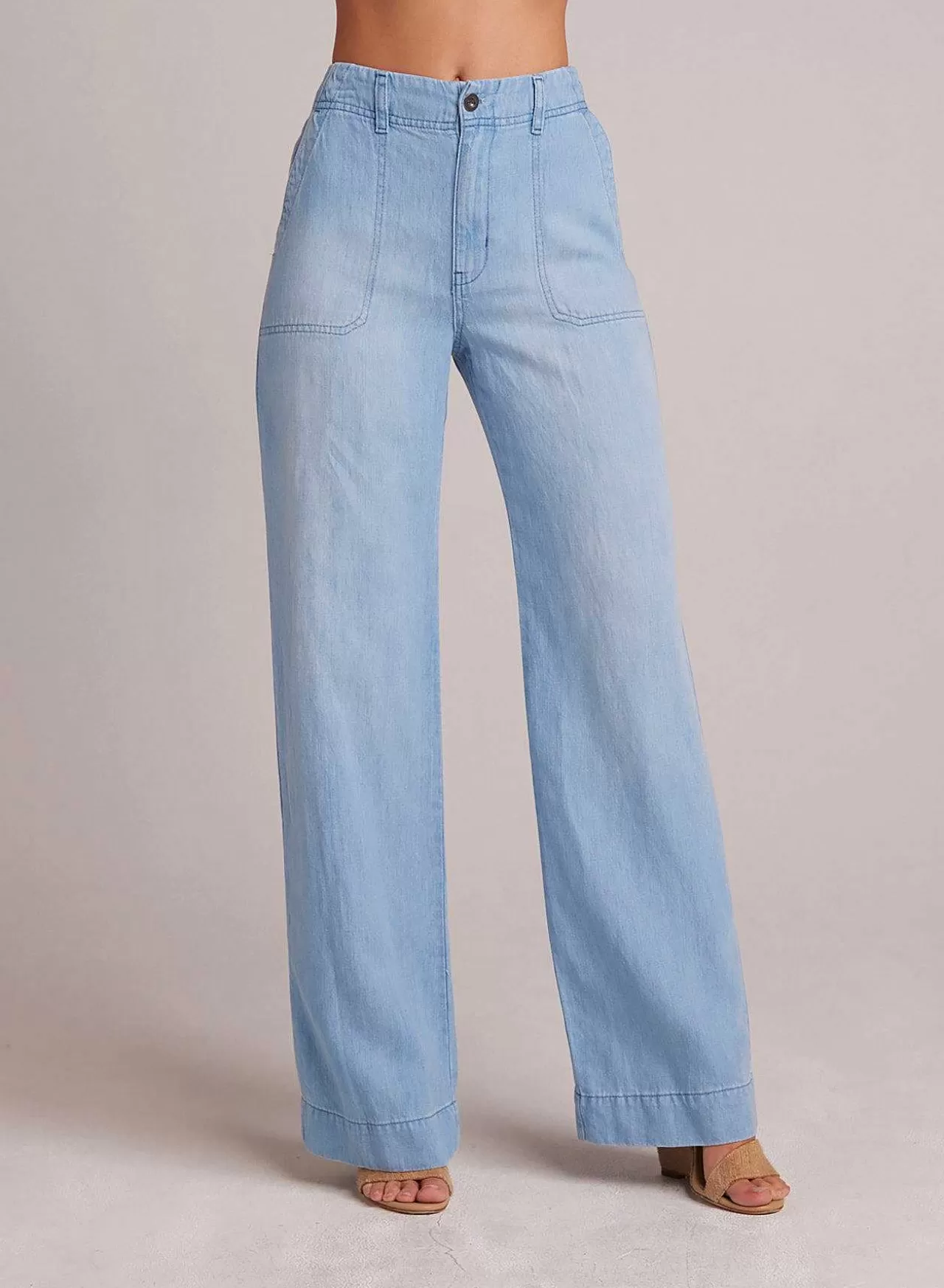 Taylor Utility Jeans Met Wijde Pijpen - Coastal Wash>Bella Dahl Cheap