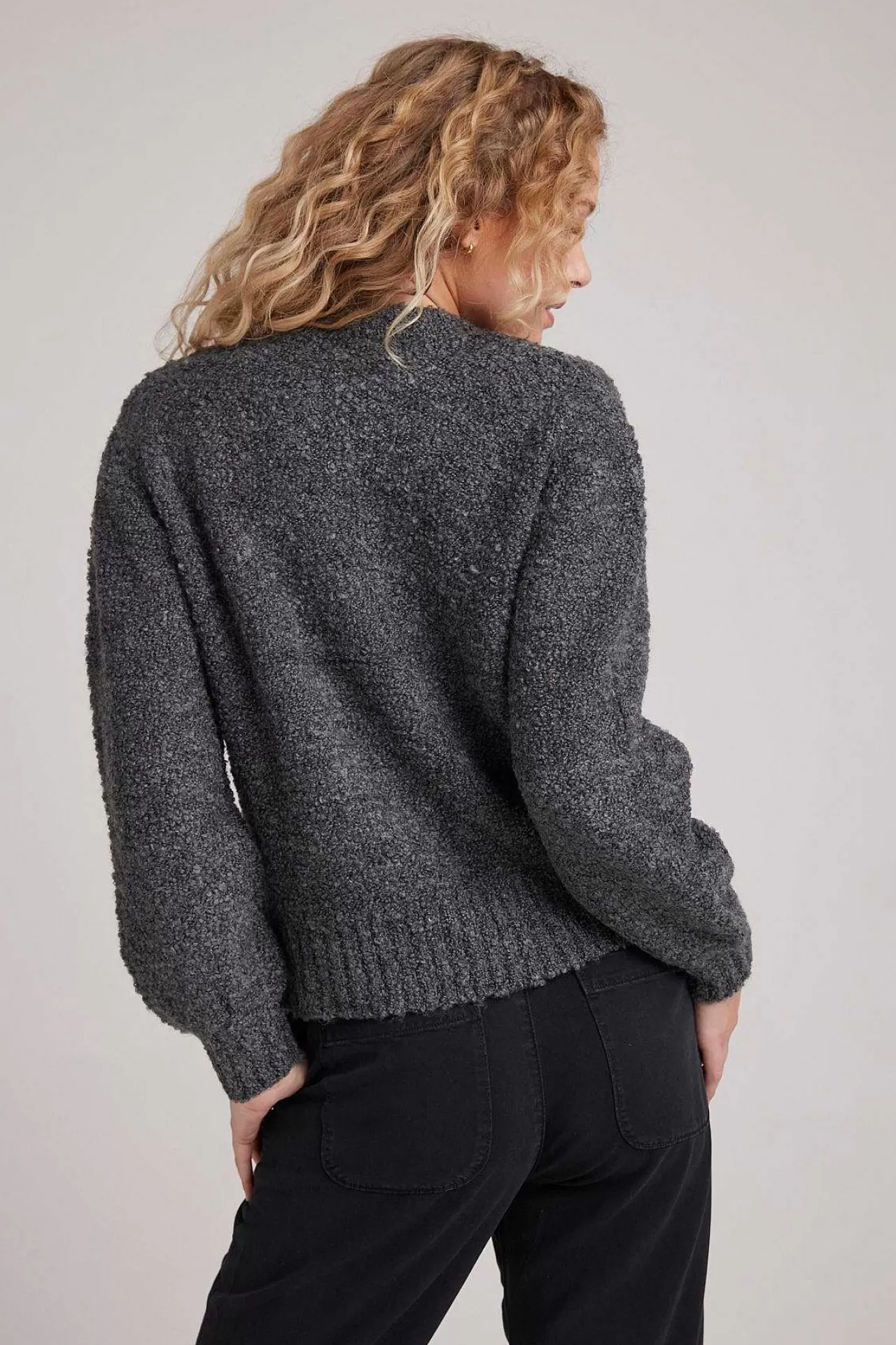 Trui Met Lange Mouwen En Ronde Hals - Schaduwgrijs>Bella Dahl Outlet