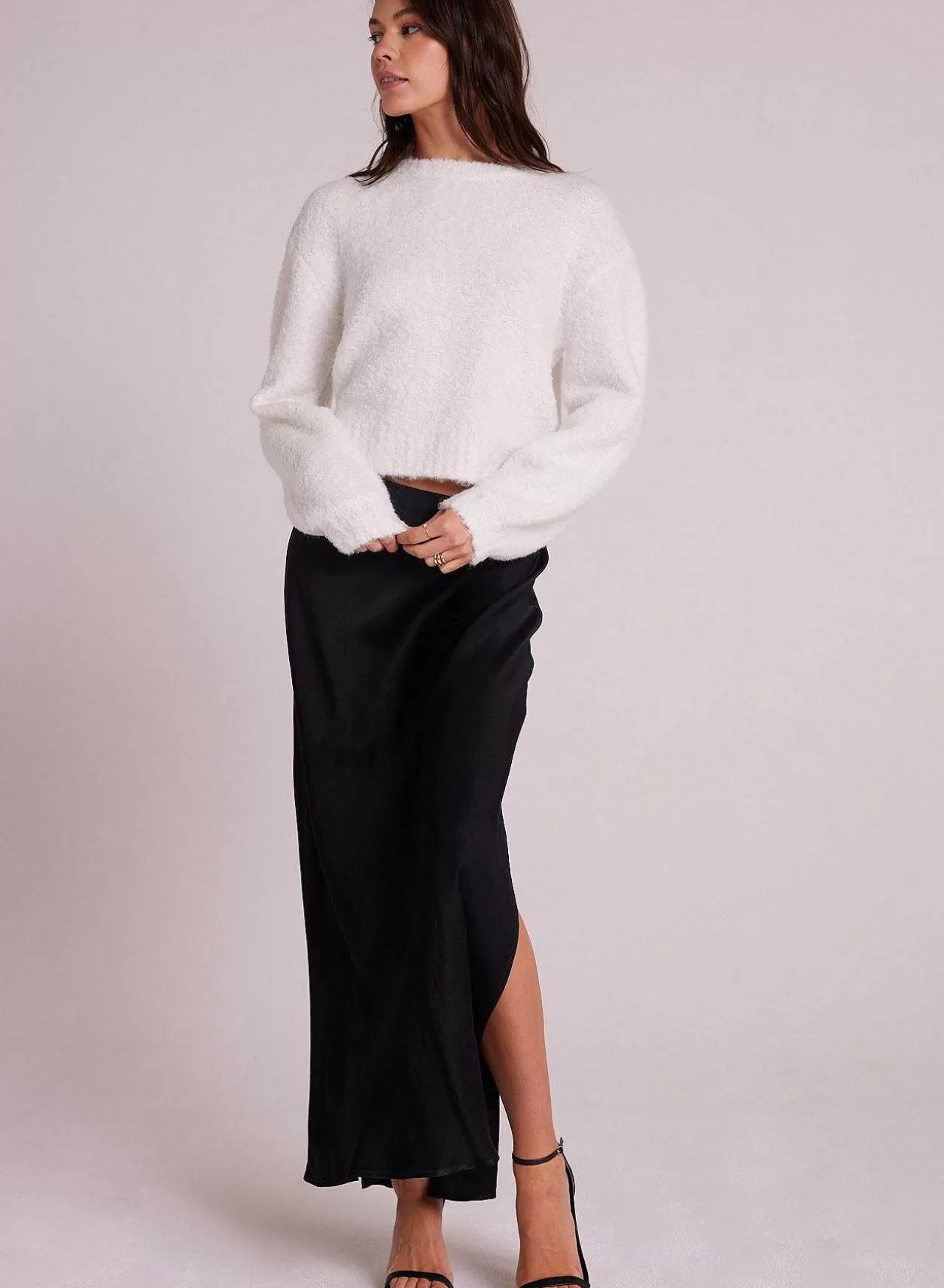 Trui Met Lange Mouwen En Ronde Hals - Winterwit>Bella Dahl Cheap