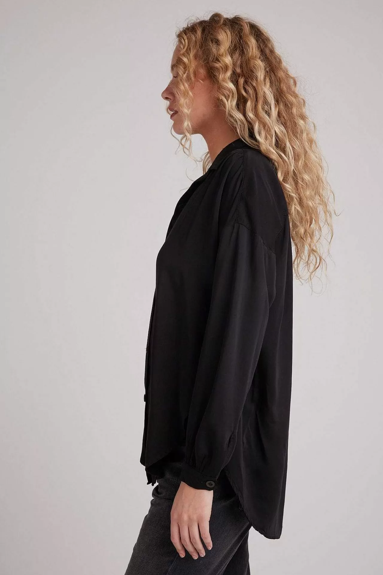Zwierig Overhemd - Zwart>Bella Dahl Clearance