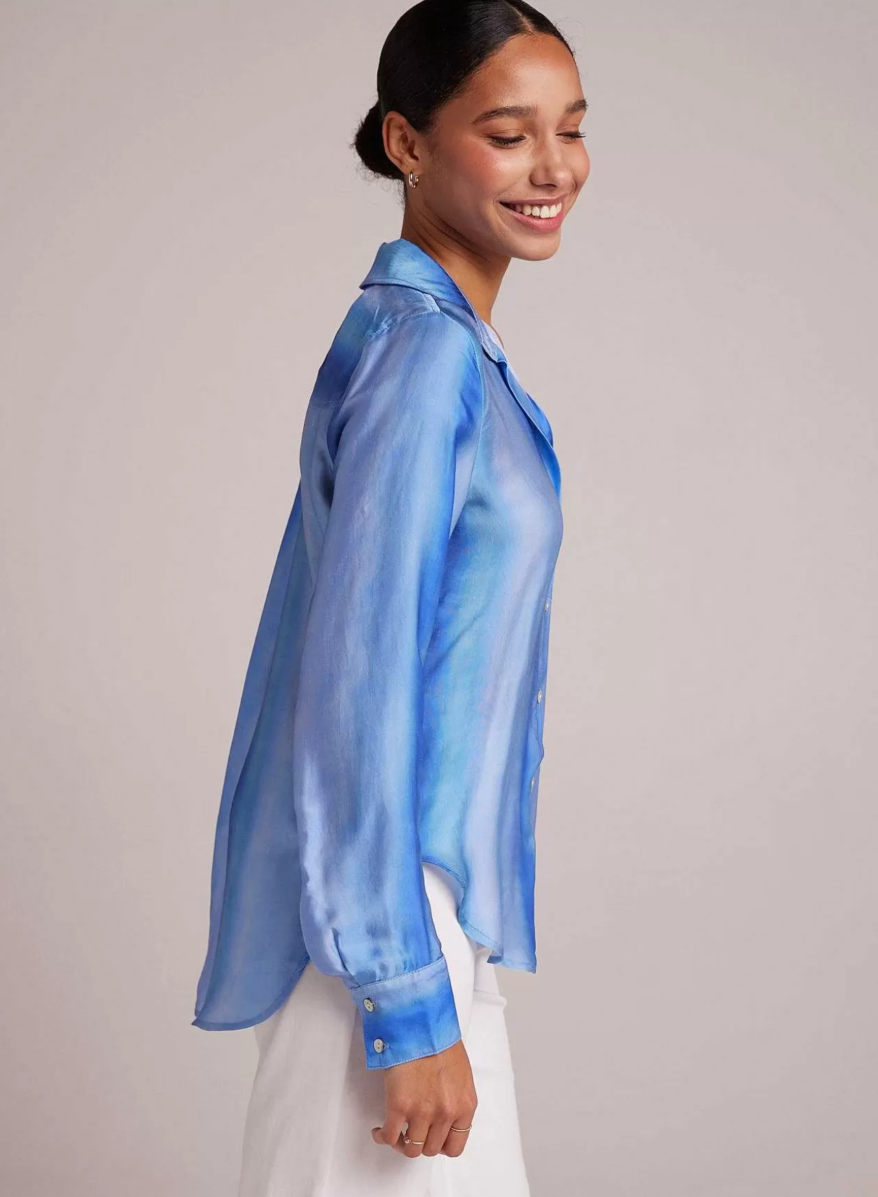 Zwierige Button-Down - Marina Haze-Print>Bella Dahl Sale